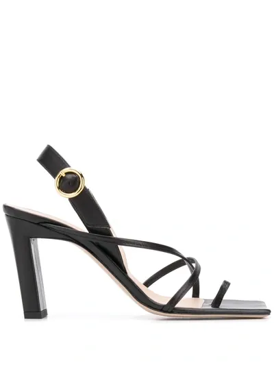 Wandler Elza Strappy Sandals In Black