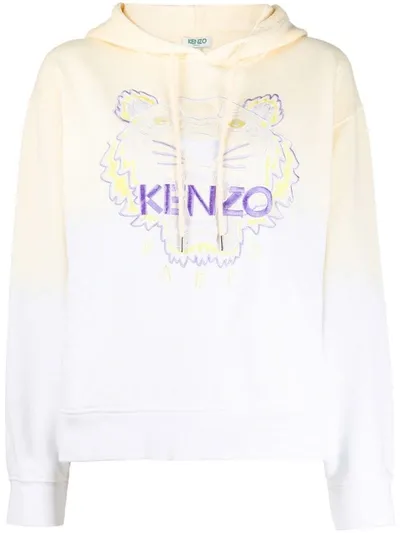 Kenzo Sweatshirt Mit Logo In Neutrals