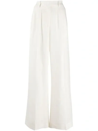 Remain High-rise Wide-leg Trousers In Neutrals