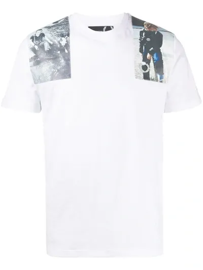 Fred Perry Photographic Print T-shirt In White