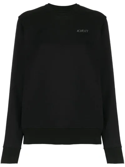 Kirin Pullover Mit Logo-print In Black