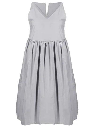 Sofie D'hoore Sleeveless Flared Midi Dress In Grey