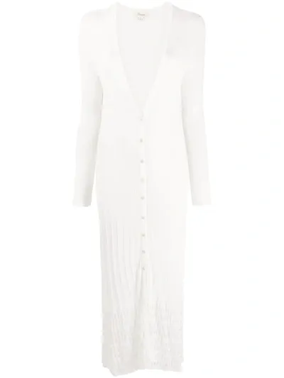 Temperley London Mirabilis Cardigan, Ivory, Sm In White