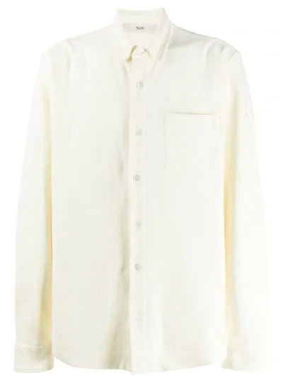 Séfr Leo Bathrobe Shirt In Neutrals