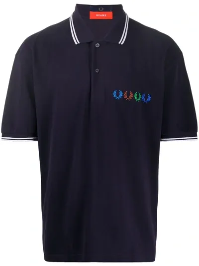 Fred Perry Twin Tipped Polo Shirt In Blue