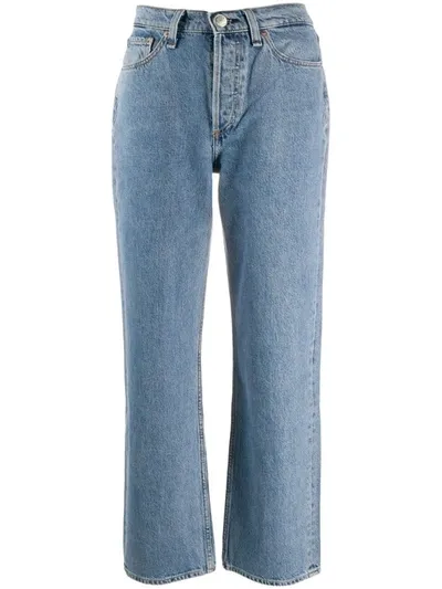 Rag & Bone Ruth High-rise Straight Jeans In Blue