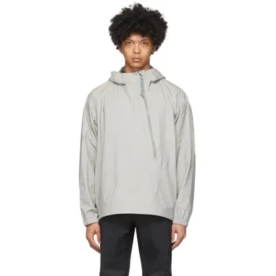 Snow Peak 3l Soft Shell Pullover Jacket In Grey