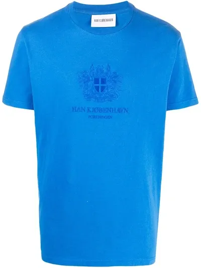 Han Kjobenhavn Logo T-shirt In Blue