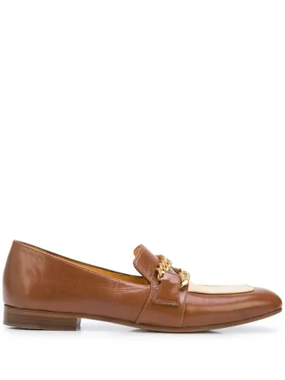 Madison.maison Gioia Flat Loafers In Brown