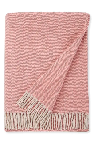 Sferra Celine Throw In Salmon Pink