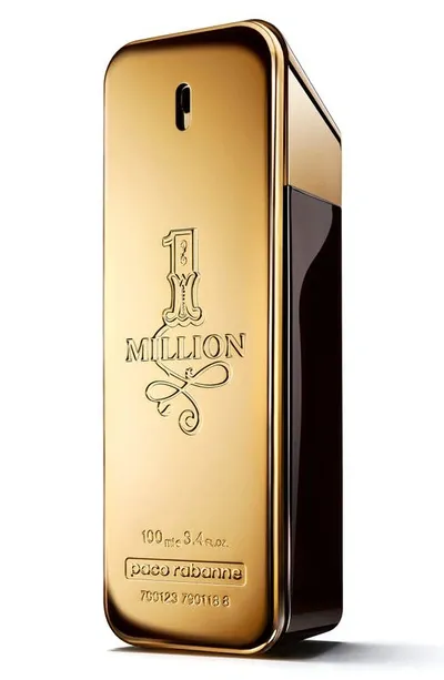 Rabanne Men's 1 Million Eau De Toilette Spray, 3.4 Oz.