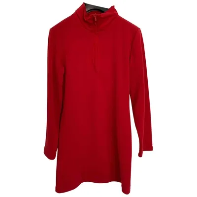 Pre-owned Valentino Mini Dress In Red