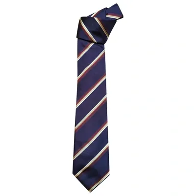 Pre-owned Moschino Silk Tie In Multicolour