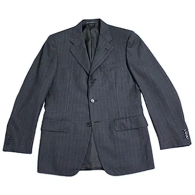 Pre-owned Corneliani Wool Jacket In Grey