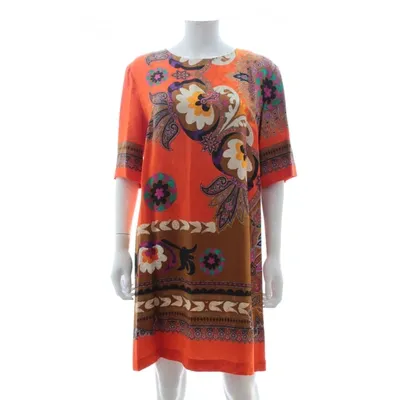 Pre-owned Etro Mini Dress In Multicolour