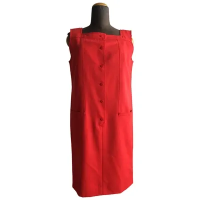 Pre-owned Valentino Mid-length Dress In Red