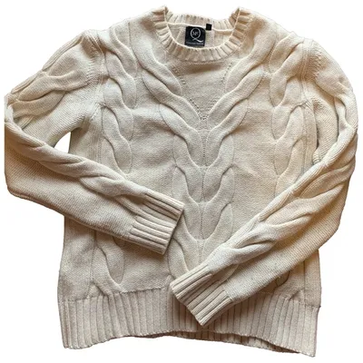 Pre-owned Mcq By Alexander Mcqueen Wool Jumper In Ecru