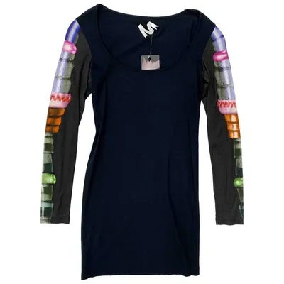 Pre-owned Peter Pilotto Mini Dress In Black