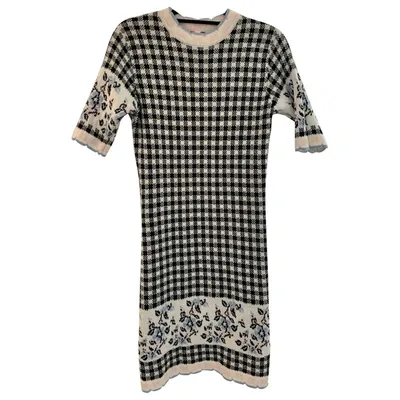 Pre-owned Msgm Wool Mid-length Dress In Other