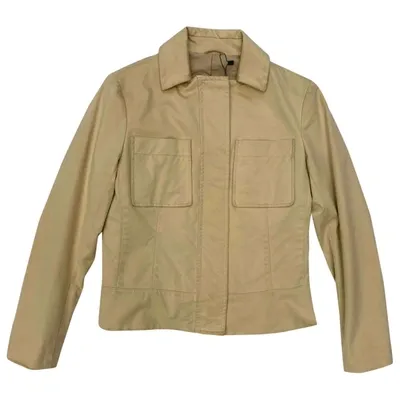 Pre-owned Jil Sander Jacket In Beige