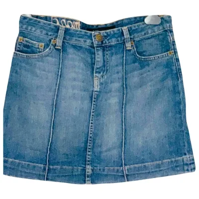 Pre-owned Marc Jacobs Mini Skirt In Blue