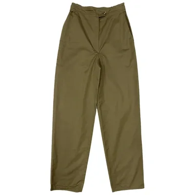 Pre-owned Jil Sander Trousers In Green