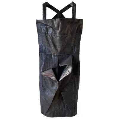 Pre-owned Karl Mid-length Dress In Black