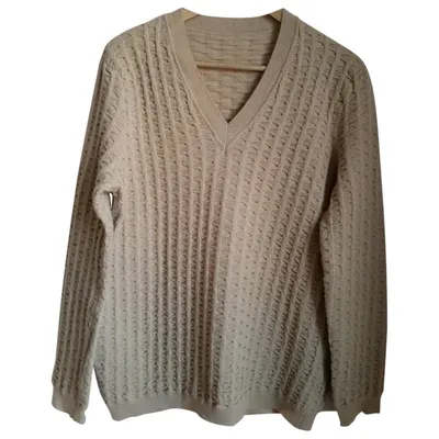 Pre-owned Liviana Conti Wool Jumper In Beige