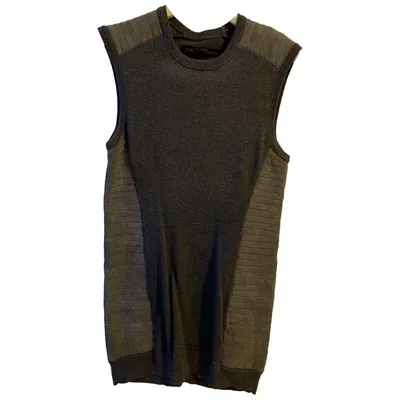 Pre-owned Allsaints Mid-length Dress In Grey