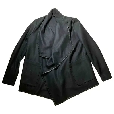 Pre-owned Allsaints Wool Jacket In Black