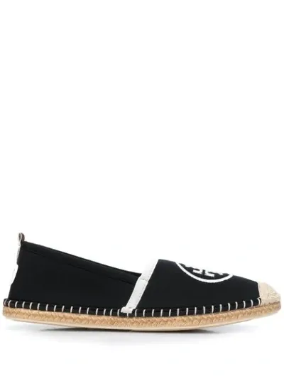 Tory Burch X Sea Star Beachwear Twill Espadrilles In Black