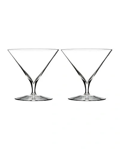 Waterford Crystal Elegance Martini Glasses, Set Of 2 In Clear