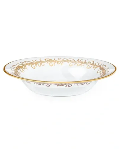 Neiman Marcus Oro Bello Soup Bowls, Set Of 4 In Clear/gold