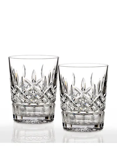 Waterford Crystal Lismore Clear Double Old-fashioneds, Set Of 2