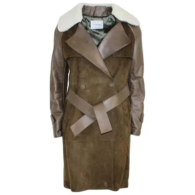 Pre-owned Liven Leather Coat