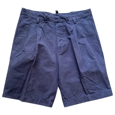 Pre-owned Dsquared2 Blue Cotton Shorts