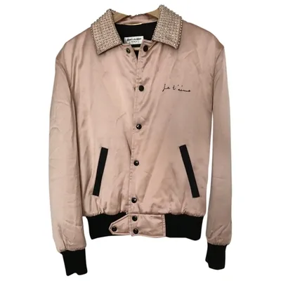 Pre-owned Saint Laurent Jacket In Pink