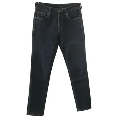 Pre-owned Calvin Klein Slim Jeans In Navy