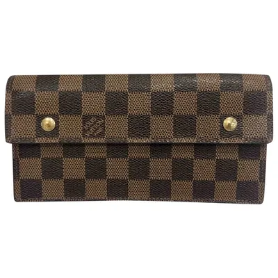 Pre-owned Louis Vuitton Cloth Small Bag In Brown