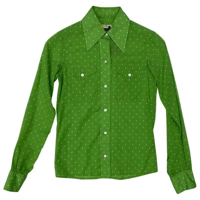 Pre-owned Saint Laurent Shirt In Green