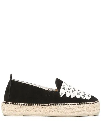 Sergio Rossi X Manebi Espadrilles In Black