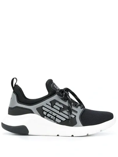 Ea7 Racer Reflex Low-top Trainers In Black