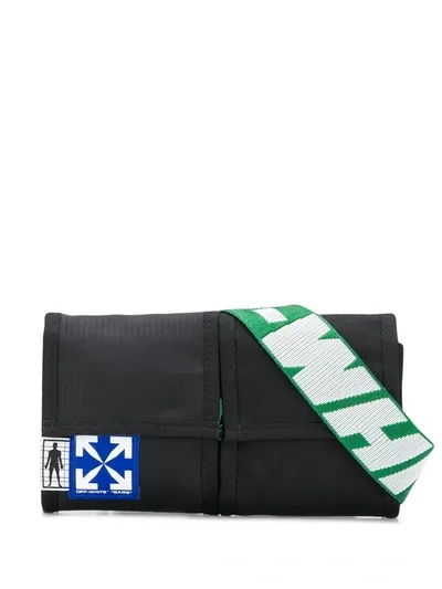 Off-white Two-pocket Belt Bag In Black