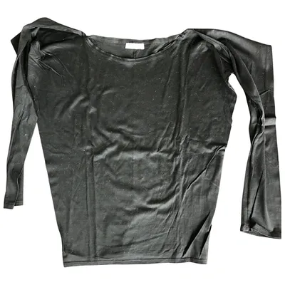 Pre-owned Saint Laurent Black Cotton Top