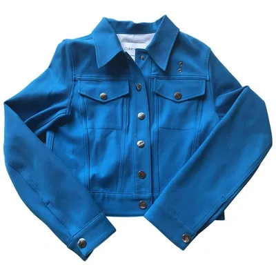 Pre-owned Calvin Klein Jacket In Blue