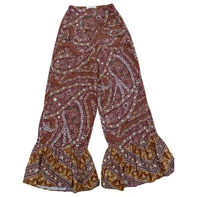 Pre-owned Spell & The Gypsy Collective Trousers In Multicolour