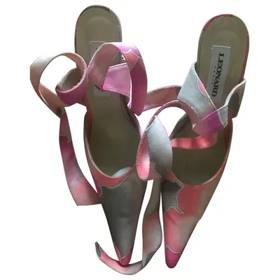 Pre-owned Leonard Cloth Sandal In Multicolour