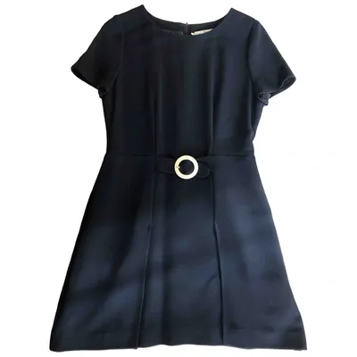 Pre-owned Valentino Mid-length Dress In Black