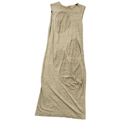 Pre-owned Stella Mccartney Wool Mid-length Dress In Camel