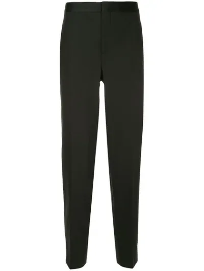 Neil Barrett Cropped Tailored Trousers In Black